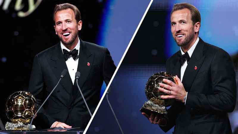 แฮร์รี่เคนได้รับตำแหน่งผู้ชนะรางวัลบัลลงดอร์ชายปี 2026