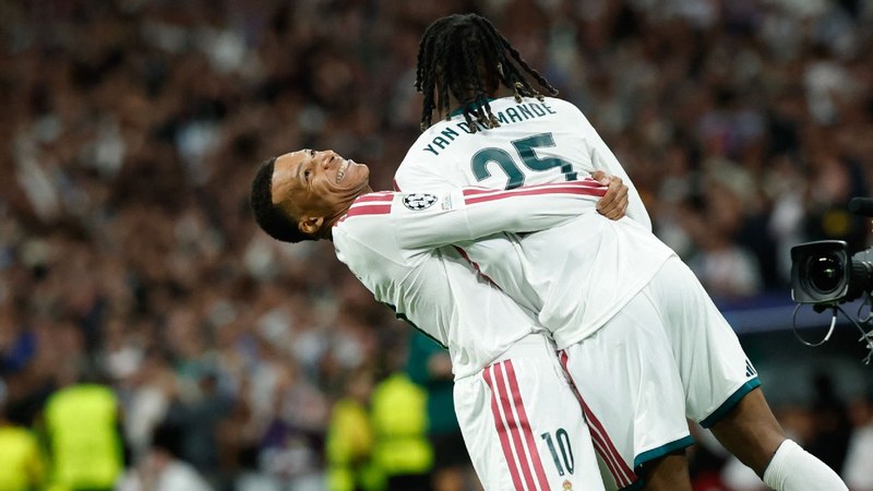 Mbappé และ Diomande ยินดีที่ Vinícius Jr. ผิวปากในเรอัลมาดริดชนะ